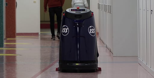 Cleaning robot ISS