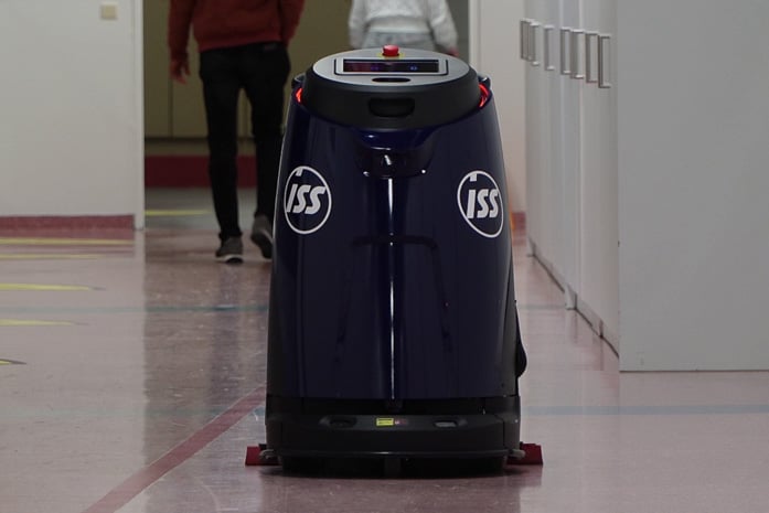 An ISS cleaning robot